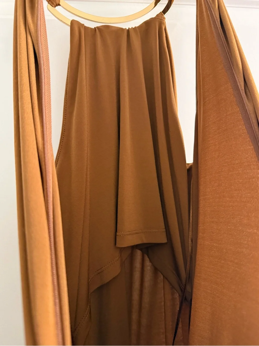 Michael Kors Halter Wrap Jersey Jumpsuit Size S